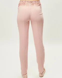 Pantalon en Soie mélangée Elements rose/rouge-La Perla Hot
