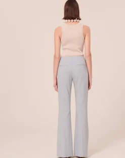 Femme Tara Jarmon Pantalons^Pantalon en tissu flammé bleu