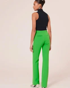 Pantalon en toile double vert-Tara Jarmon Online