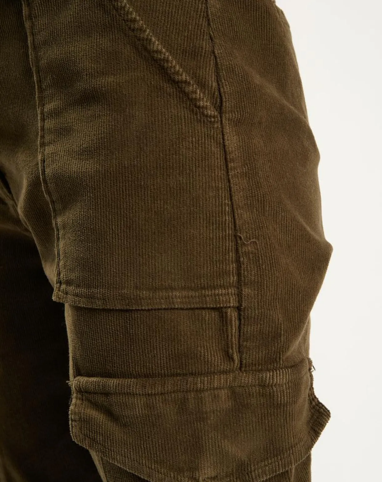 Femme Lauren Vidal Pantalons^Pantalon en Velours Cargo vert