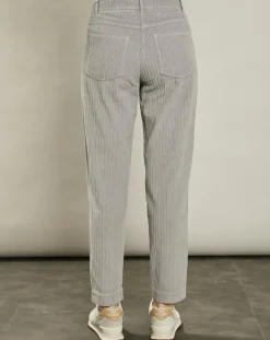 Femme Hartford Pantalons^Pantalon en Velours côtelé Pépite fumée