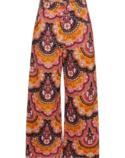 Pantalon en Velours côtelé Fall imprimé rose/multicolore-Manoush Online