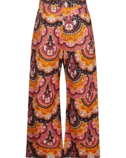 Pantalon en Velours côtelé Fall imprimé rose/multicolore-Manoush Online