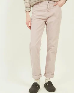 Pantalon en Velours côtelé Pencil rosewood-Hartford Best