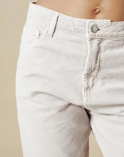 Pantalon en Velours côtelé Pencil rosewood-Hartford Best
