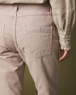 Pantalon en Velours côtelé Pencil rosewood-Hartford Best
