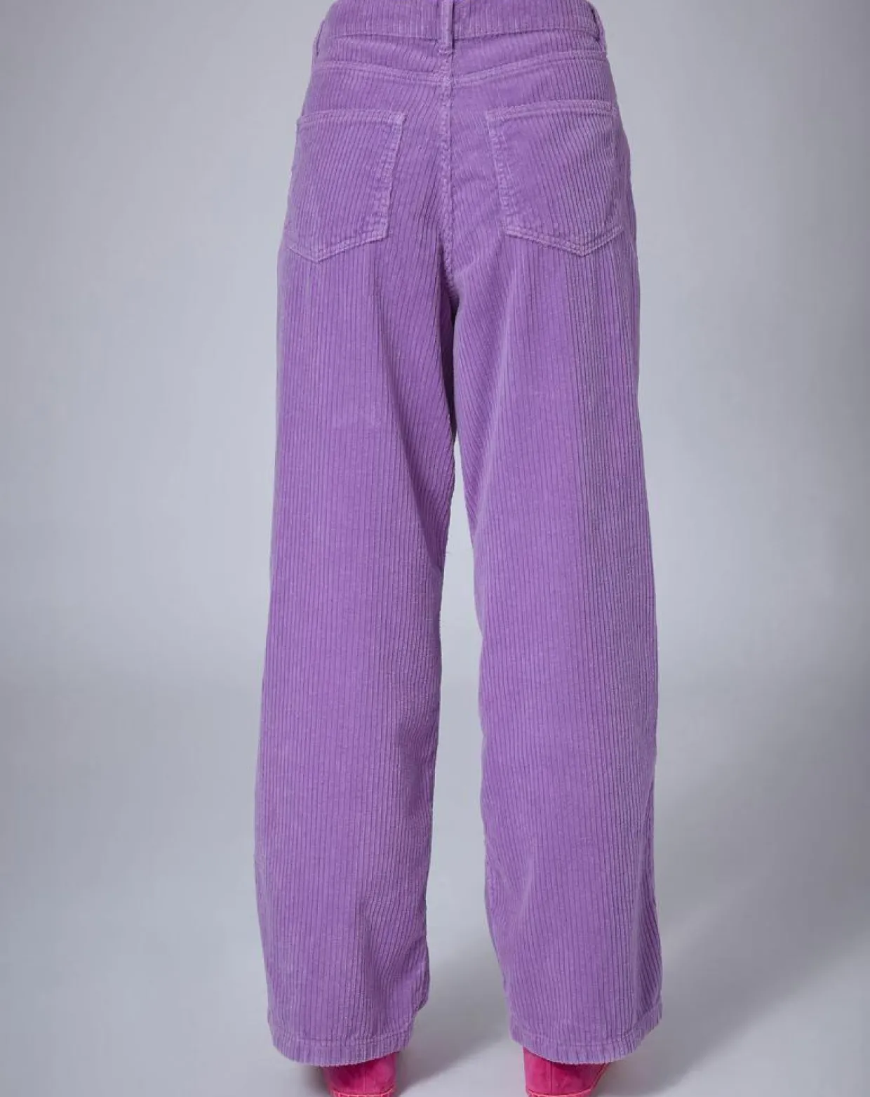 Pantalon en Velours côtelé Baggy parme-Manoush Discount