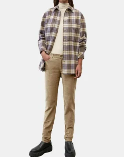 Femme Marc O'Polo Pantalons^Pantalon en Velours côtelé Lulea beige