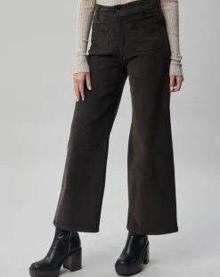 Femme Lauren Vidal Pantalons^Pantalon en Velours côtelé Pants café