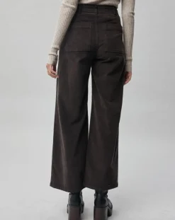 Femme Lauren Vidal Pantalons^Pantalon en Velours côtelé Pants café