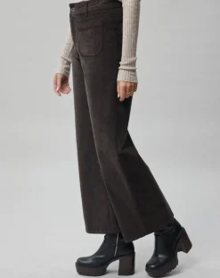 Femme Lauren Vidal Pantalons^Pantalon en Velours côtelé Pants café