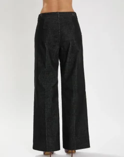 Femme Lauren Vidal Pantalons^Pantalon en Velours côtelé Chiara noir