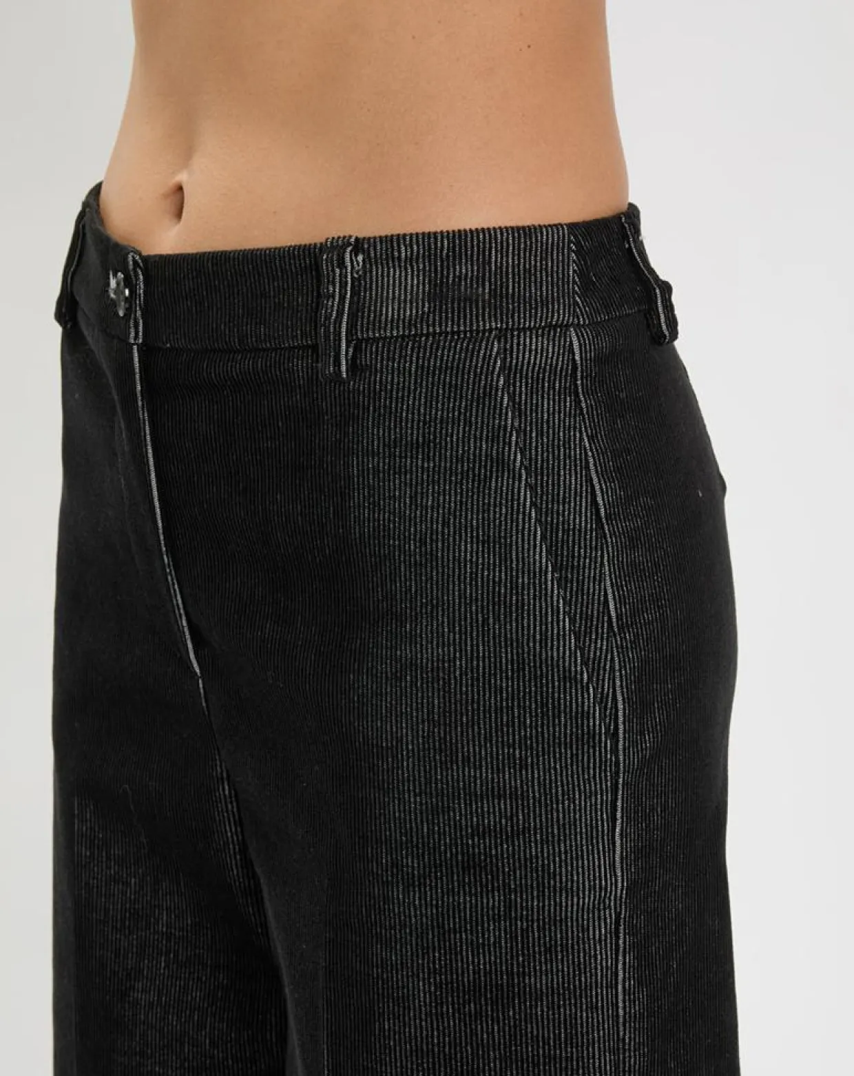 Femme Lauren Vidal Pantalons^Pantalon en Velours côtelé Chiara noir