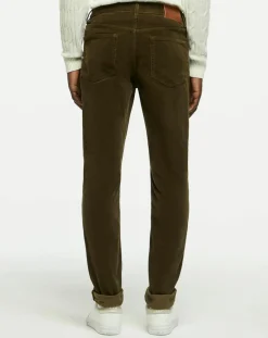 Pantalon en Velours côtelé kaki-Gant Sale