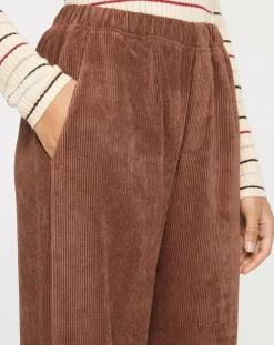 Femme Suncoo Pantalons^Pantalon en Velours côtelé Jessy marron