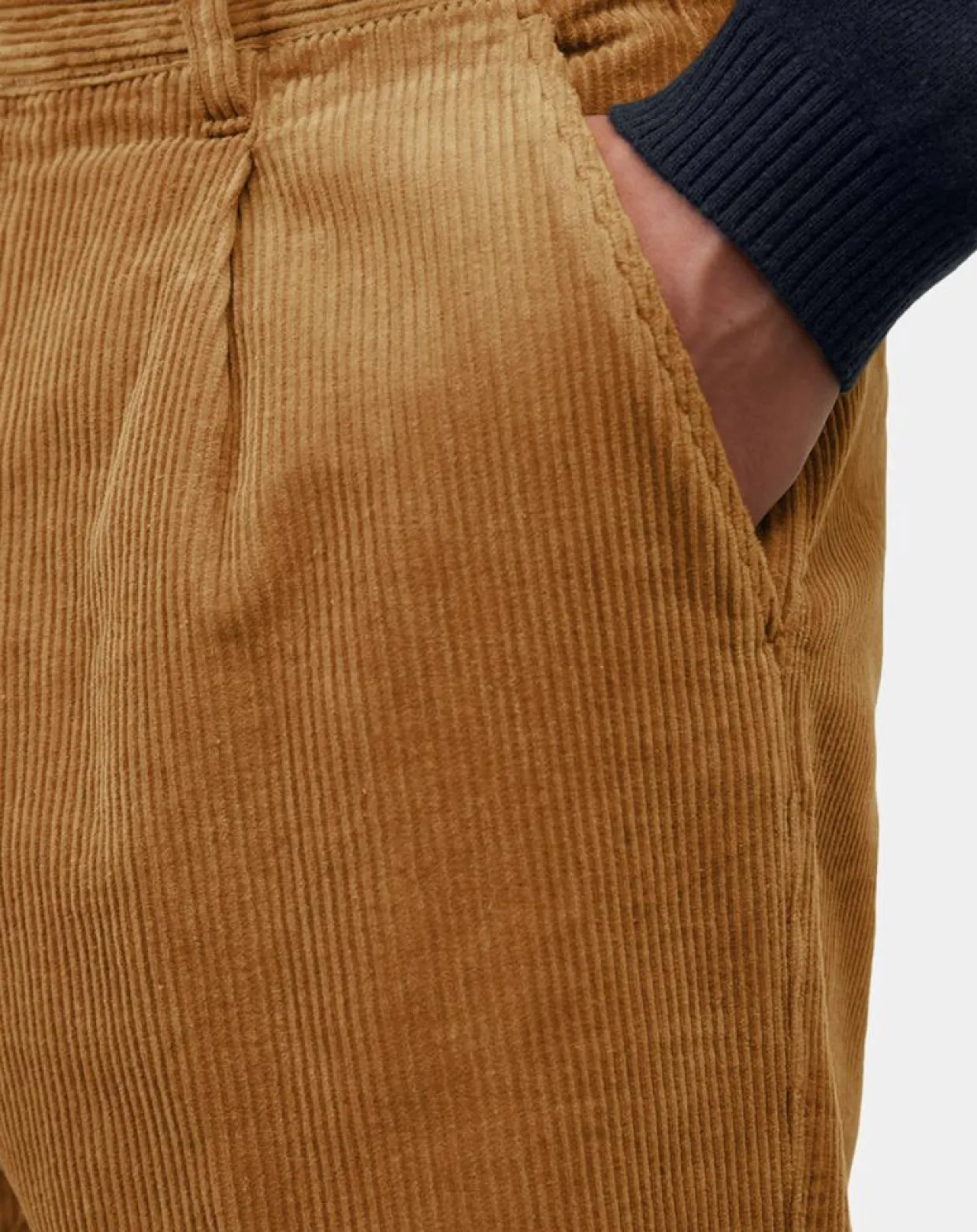 Homme Marc O'Polo Pantalons^Pantalon en Velours côtelé 100% Coton Bio Belsbo Pleats brique