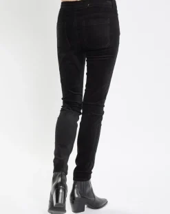 Femme Marc O'Polo Pantalons^Pantalon en Velours de coton bio Slim Mavas noir