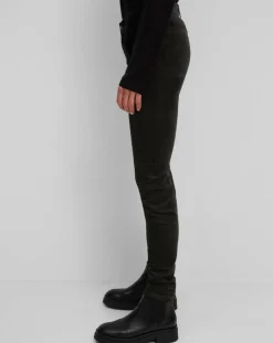 Femme Marc O'Polo Pantalons^Pantalon en Velours de coton bio Slim Mavas noir