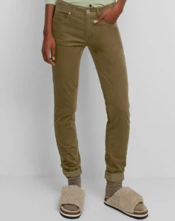 Femme Marc O'Polo Pantalons^Pantalon en Velours de coton bio Slim Mavas marron