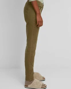 Femme Marc O'Polo Pantalons^Pantalon en Velours de coton bio Slim Mavas marron