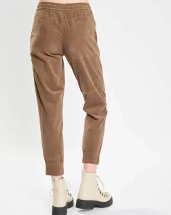 Femme Marc O'Polo Pantalons^Pantalon en Velours de coton Milleraies kaki