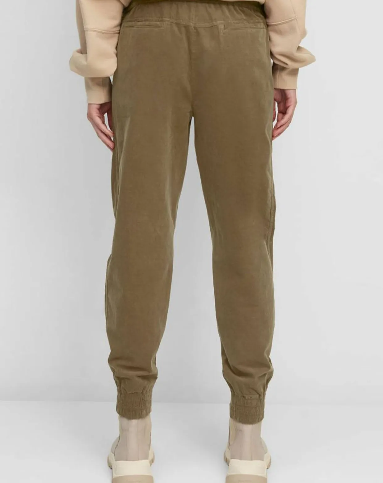 Femme Marc O'Polo Pantalons^Pantalon en Velours de coton Milleraies kaki