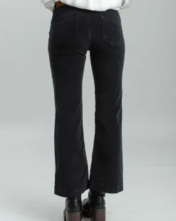 Femme Lauren Vidal Pantalons^Pantalon en Velours Elsa noir