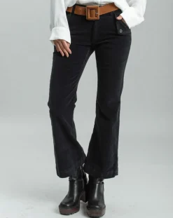 Femme Lauren Vidal Pantalons^Pantalon en Velours Elsa noir