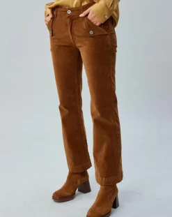 Pantalon en Velours Elsa cigare-Lauren Vidal Sale