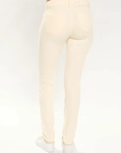 Pantalon en Velours Fin écru-Esprit Clearance