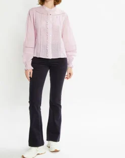 Pantalon en Velours Milleraies bleu foncé-Scotch & Soda Online