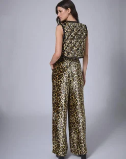 Femme Manoush Pantalons^Pantalon en Velours Panther unique