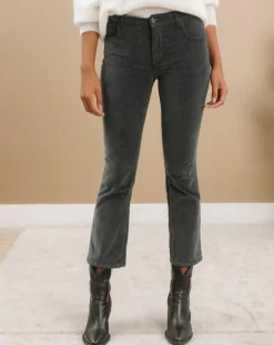 Pantalon en Velours Pants bitume-Lauren Vidal Clearance