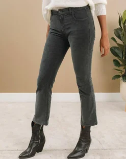 Pantalon en Velours Pants bitume-Lauren Vidal Clearance