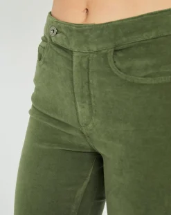 Femme Lauren Vidal Pantalons^Pantalon en Velours Pants vert