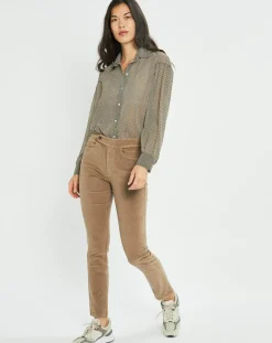 Pantalon en Velours Pants seigle-Lauren Vidal Sale