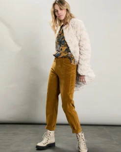 Femme Hartford Pantalons^Pantalon en Velours Pepite tabac