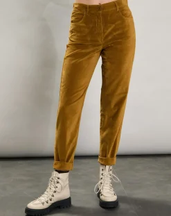 Femme Hartford Pantalons^Pantalon en Velours Pepite tabac