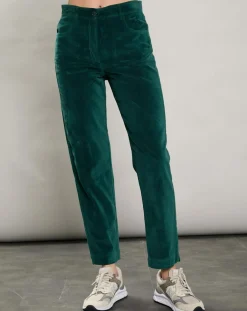 Femme Hartford Pantalons^Pantalon en Velours Pepite sapin