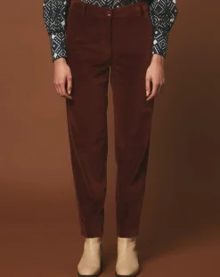 Femme Hartford Pantalons^Pantalon en Velours Perfect cacao