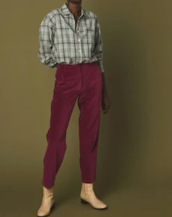 Pantalon en Velours Perfect magenta-Hartford Best