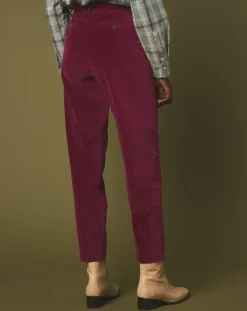 Pantalon en Velours Perfect magenta-Hartford Best