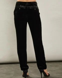Femme Hartford Pantalons^Pantalon en Velours Pietra noir