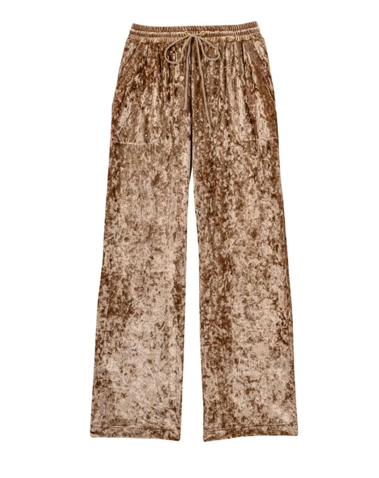 Femme Le Chat Pantalons^Pantalon en velours Platine doré
