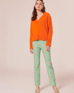 Pantalon en vichy vert-Tara Jarmon Hot