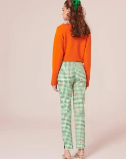 Pantalon en vichy vert-Tara Jarmon Hot