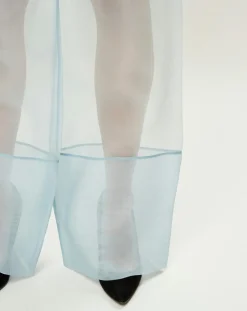 Femme La Perla Pantalons^Pantalon Esprit d'Atelier 100% Soie bleu