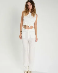 Femme The Korner Pantalons^Pantalon Félicie blanc