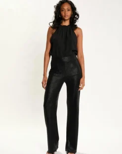 Femme Lauren Vidal Pantalons^Pantalon fluide Colbie noir