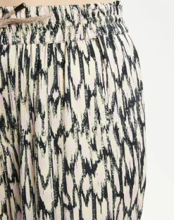Pantalon fluide Nina rose/écru/noir-Scotch & Soda Discount